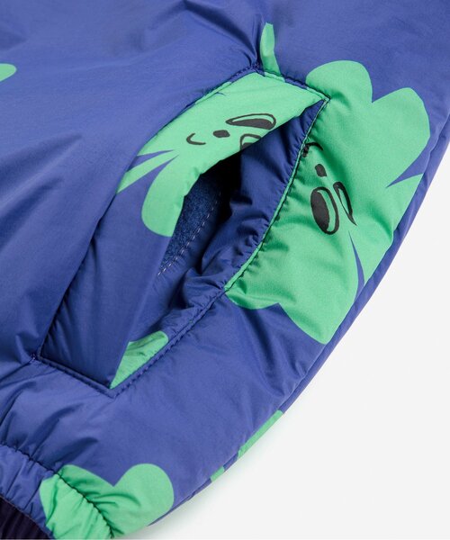 セール】総柄Lucky Cloverジャンパー【キッズ】（ダウンジャケット