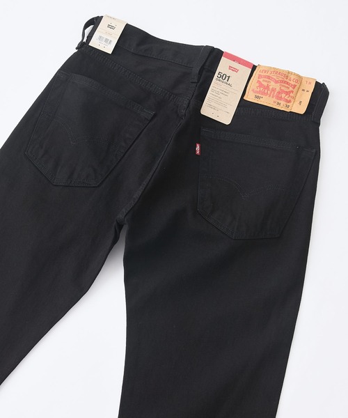 Levi's(リーバイス)の「【LEVI'S/リーバイス】【永遠の定番】リーバイス 501 オリジナルフィット ストレート 美脚シルエット ストレッチデニム(デニムパンツ・メンズ・ダークブルー/クリアブルー/ブラック/チャコールグレー/ダークインディゴブルー・28inch/29inch/34inch/31inch/36inch/32inch/33inch/30inch)」の2枚目の写真