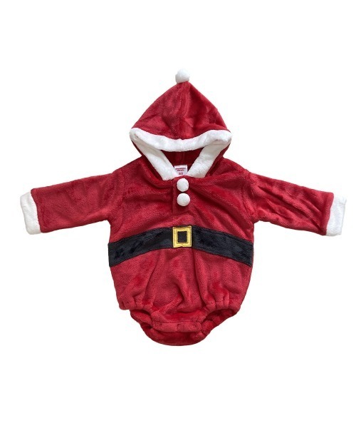 Babiesrus(ベビーザらス)の「フード付きクリスマスダルマオール(ロンパース・キッズ・レッド/ホワイト/ベージュ/ホワイト系その他/レッド系その他・80cm/70cm/80-90cm/FREE/70-80cm)」の7枚目の写真