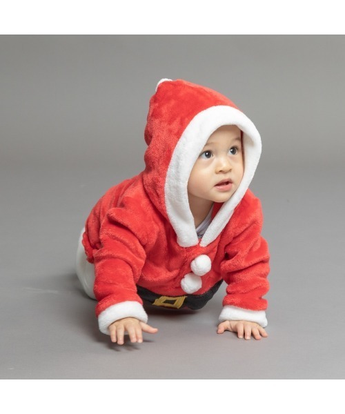 Babiesrus(ベビーザらス)の「フード付きクリスマスダルマオール(ロンパース・キッズ・レッド/ホワイト/ベージュ/ホワイト系その他/レッド系その他・80cm/70cm/80-90cm/FREE/70-80cm)」の20枚目の写真