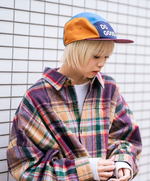 BEVERLY HILLS POLO CLUB（ビバリーヒルズポロクラブ）の「【BEVERLY HILLS POLO CLUB/ビバリーヒルズポロクラブ】シャギーチェックジャケット（その他アウター・レディース・パープル/グレー/ブラウン/レッド・MEDIUM）」の12枚目の写真