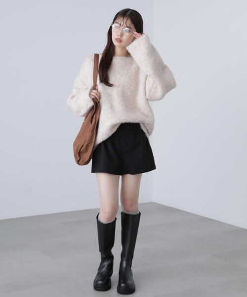 FREE'S MART(フリーズマート)の「ハイウエストショートパンツ(その他パンツ・レディース・ブラウン/ブラック・SMALL/MEDIUM)」の3枚目の写真