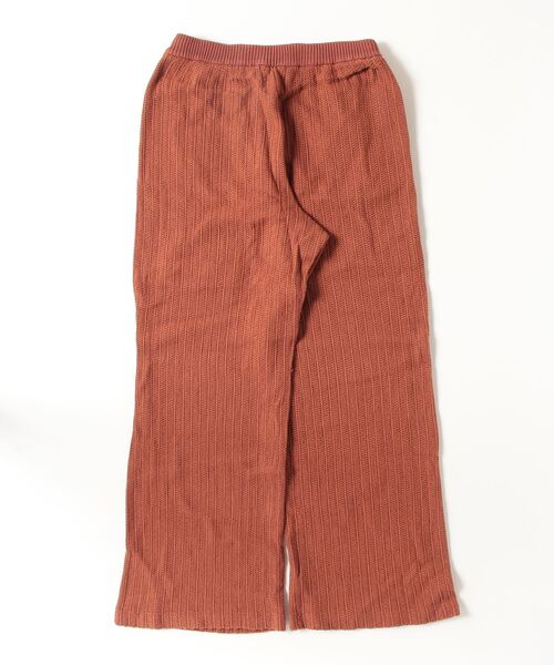 SEAGREEN(シーグリーン)の「SEAGREEN(シーグリーン) CROCHET LIKE RUSSEL KNIT PANTS(その他パンツ・レディース・ブラウン/アイボリー・2/1)」の5枚目の写真