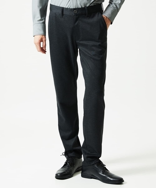 セットアップ対応／ストレッチ】TECEASY千鳥柄スラックス（その他