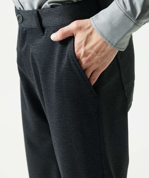 セットアップ対応／ストレッチ】TECEASY千鳥柄スラックス（その他