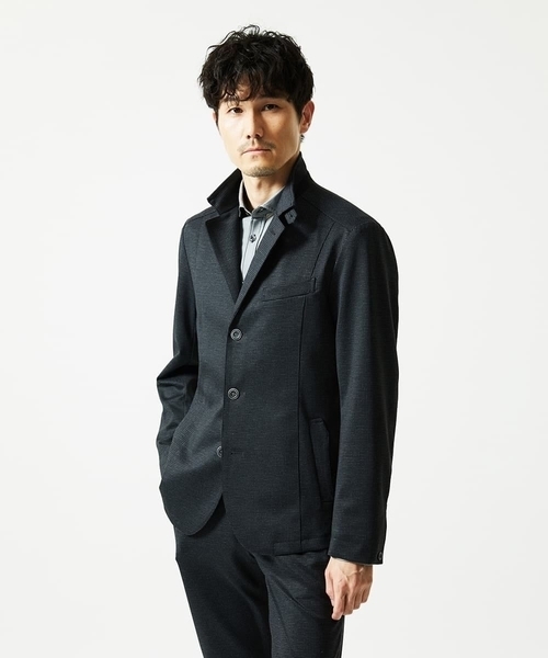 セットアップ対応／ストレッチ】TECEASY千鳥柄スラックス（その他