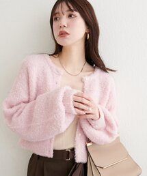 【natural couture】クロップドカーディガン