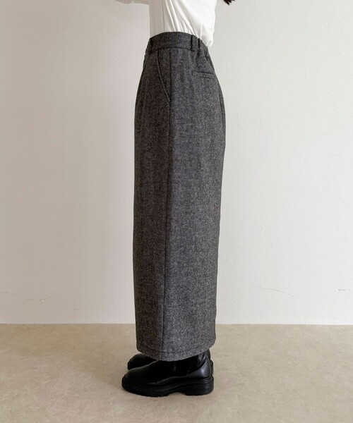 fredy emue（フレディエミュ）の「《セットアップ対応》ツィードタイトスカート（スカート・レディース・ダークブラウン/チャコールグレー・38/36）」の22枚目の写真