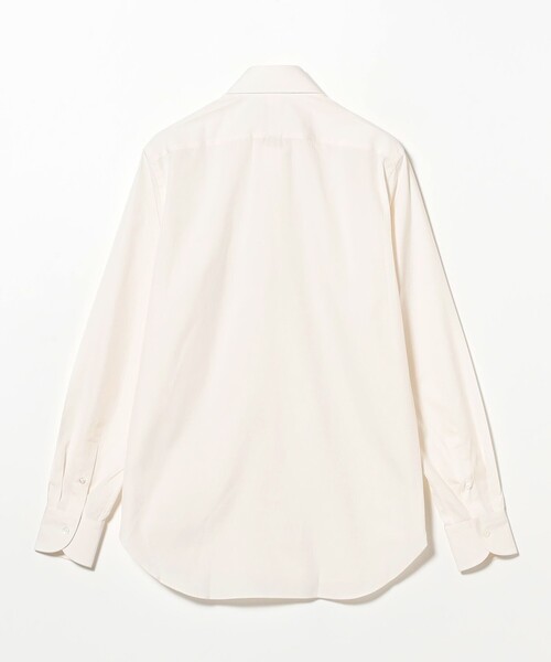BEAMS F(ビームスエフ)の「コットン オフホワイト ソリッド ワイドカラーシャツ(シャツ/ブラウス・メンズ・オフホワイト・38/40/41/42/39/37)」の6枚目の写真
