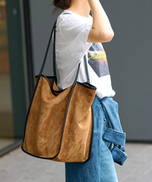 IOMMI（イオミ）の「《追加》【IOMMI/イオミ】 syntetic suede big tote：バッグ（トートバッグ）」