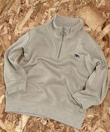 POLO CHAMPS（ポロチャンプス）の「【POLO　CHAMPS】綿タッチ裏起毛　オーバーサイズ　ハーフジップトレーナー（スウェット・キッズ）」