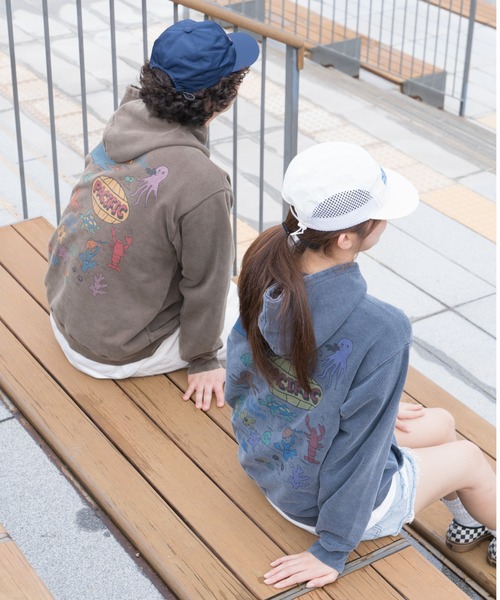 PR01.(ピーアールワン)の「BIG WAVE オーシャン ウォッシング パーカー(パーカー・メンズ・ネイビー・LARGE/MEDIUM)」の12枚目の写真