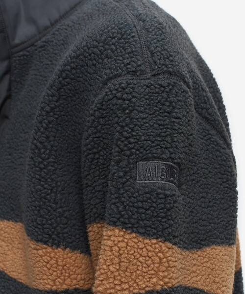 AIGLE（エーグル）の「カモフラージュ ハイネックフリースブルゾン（ニット/セーター・メンズ・カモフラージュ・XL/S/M/L）」の5枚目の写真