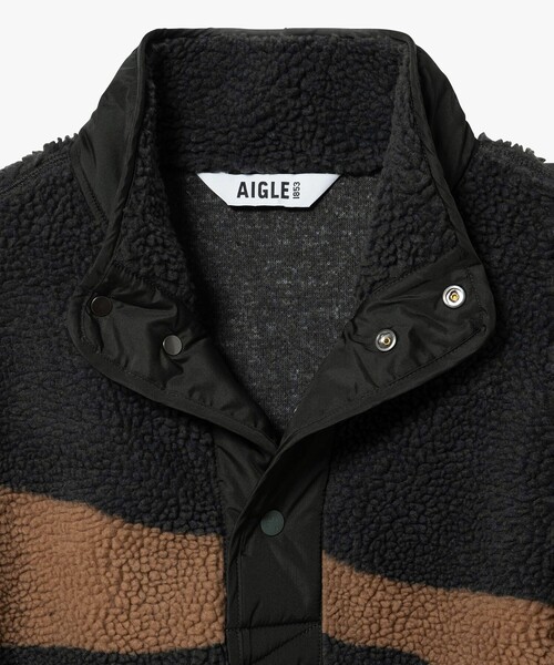 AIGLE（エーグル）の「カモフラージュ ハイネックフリースブルゾン（ニット/セーター・メンズ・カモフラージュ・XL/S/M/L）」の10枚目の写真