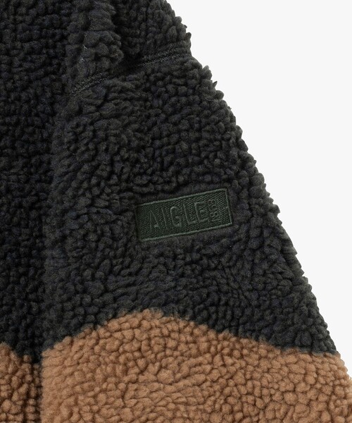 セール】カモフラージュ ハイネックフリースブルゾン（ニット/セーター