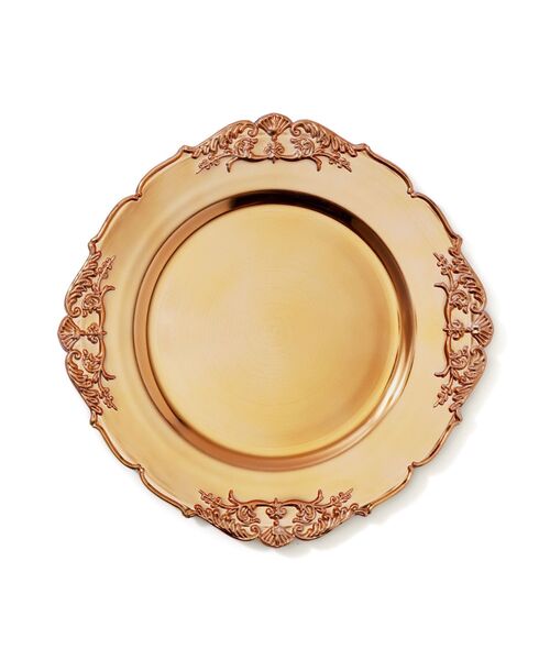 チャージャートレイ アンティーク ゴールド（キッチンツール