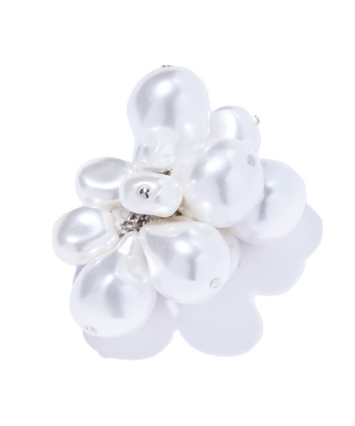 IRIS47(イリスフォーセブン)の「【IRIS 47】 ignis brooch S/イグニス ブローチ(ブローチ/コサージュ・レディース・ホワイト・FREE)」の5枚目の写真