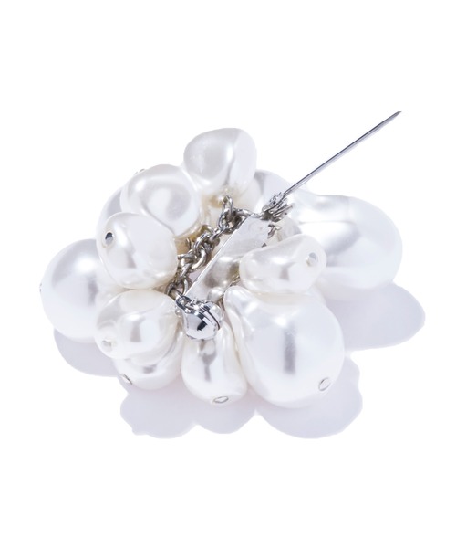 IRIS47(イリスフォーセブン)の「【IRIS 47】 ignis brooch S/イグニス ブローチ(ブローチ/コサージュ・レディース・ホワイト・FREE)」の6枚目の写真