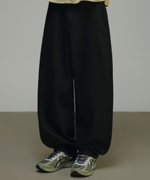 SIGNATURE（シグネチャ）の「起毛セミバルーンフィットスラックス[ブラック]（スラックス）」