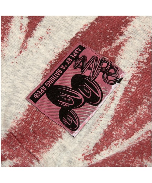 AAPE BY A BATHING APE（エーエイプバイアベイシングエイプ）の「AAPE MAIN PULLOVER HOODIE（パーカー・メンズ・ライトブラック/レッド系その他5・MEDIUM/X-LARGE/SMALL/LARGE）」の8枚目の写真