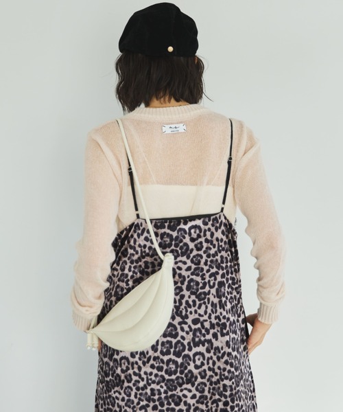 MIRROR STOKE（ミラーストーク）の「【ZOZO限定】SHEER KNIT PULLOVER/シアーニットプルオーバー（ニット/セーター・レディース・レッド/ピンク/イエロー/ブルー/グリーン/グレイッシュベージュ・MEDIUM）」の8枚目の写真