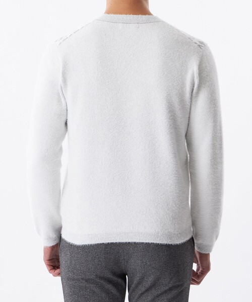 EPOCA UOMO（エポカウォモ）の「前身千鳥ニット（ニット/セーター・メンズ・ライトグレー/ブラック・48/46）」の5枚目の写真