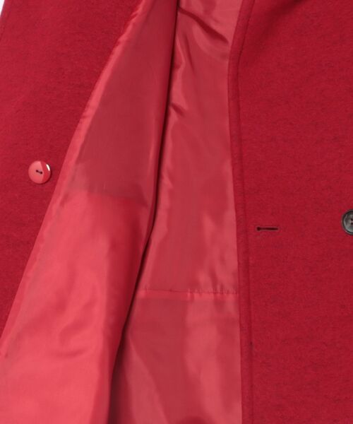 KATHARINE ROSS(キャサリンロス)の「【KATHARINE ROSS】カシュクール衿スライバーコート(その他アウター・レディース・レッド/グレー・MEDIUM)」の4枚目の写真