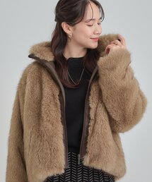 Cutie Blonde | フェイクファーブルゾン(ブルゾン)