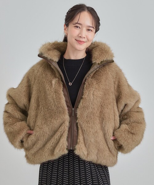セール】フェイクファーブルゾン（ブルゾン）｜Cutie Blonde