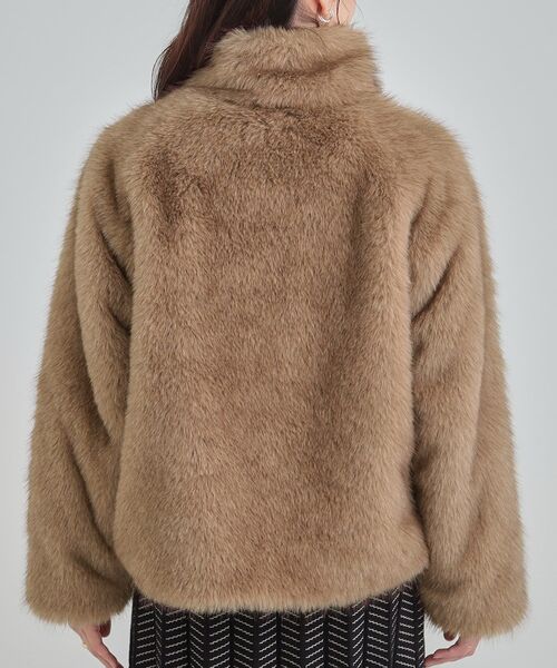 Cutie Blonde（キューティーブロンド）の「フェイクファーブルゾン（ブルゾン・レディース・ブラウン系その他/キャメル・00）」の7枚目の写真