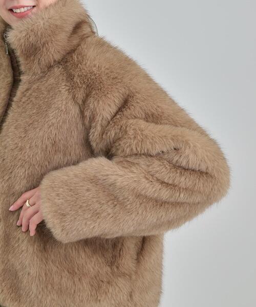 Cutie Blonde（キューティーブロンド）の「フェイクファーブルゾン（ブルゾン・レディース・ブラウン系その他/キャメル・00）」の12枚目の写真