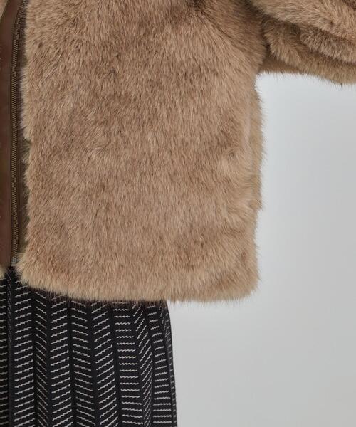 Cutie Blonde（キューティーブロンド）の「フェイクファーブルゾン（ブルゾン・レディース・ブラウン系その他/キャメル・00）」の8枚目の写真