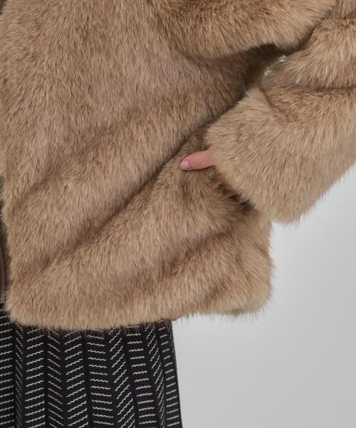 Cutie Blonde（キューティーブロンド）の「フェイクファーブルゾン（ブルゾン・レディース・ブラウン系その他/キャメル・00）」の10枚目の写真