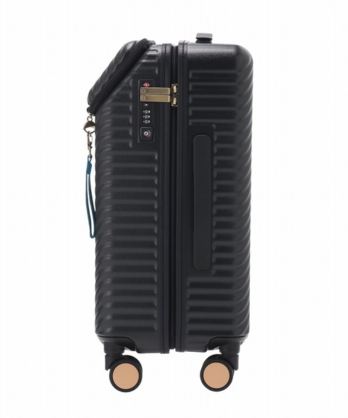 HaNT(ハント)の「ハント スーツケース ヘイヘイTR 33L 2~3泊 3.1kg 機内持込 キャスターストッパー 双輪キャスター 05180(スーツケース/キャリーバッグ・レディース・オフホワイト/グレー/ブラック・S)」の5枚目の写真