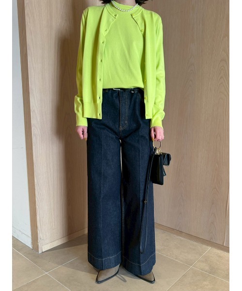 Mila Owen（ミラオーウェン）の「ヘムデザインセミフレアデニムパンツ（デニムパンツ・レディース・インディゴブルー/グレー/ブルー・0/1/00）」の14枚目の写真