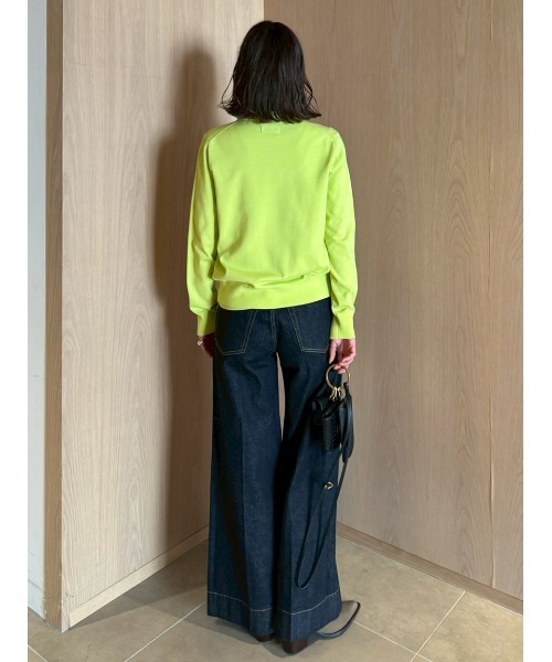 Mila Owen（ミラオーウェン）の「ヘムデザインセミフレアデニムパンツ（デニムパンツ・レディース・インディゴブルー/グレー/ブルー・0/1/00）」の15枚目の写真