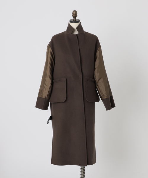 WEB限定/追加2》souple woolダブルフェイスチェスターコート