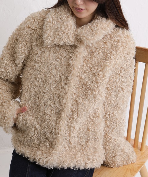 リング プードル ブルゾン コート｜プードルジャケットコート