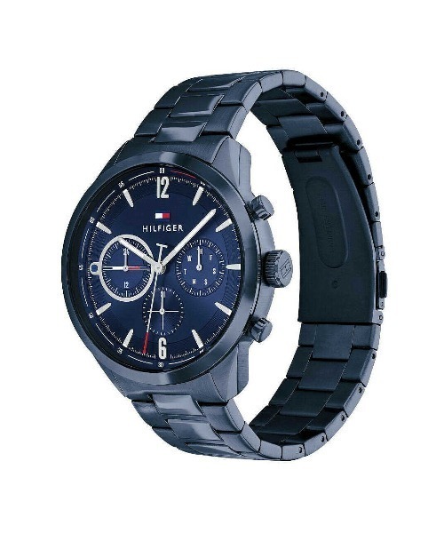 TOMMY HILFIGER(トミーヒルフィガー)の「【TOMMY HILFIGER】トミーヒルフィガー クォーツ 腕時計 メンズ(アナログ腕時計・メンズ・ネイビー・FREE)」の2枚目の写真