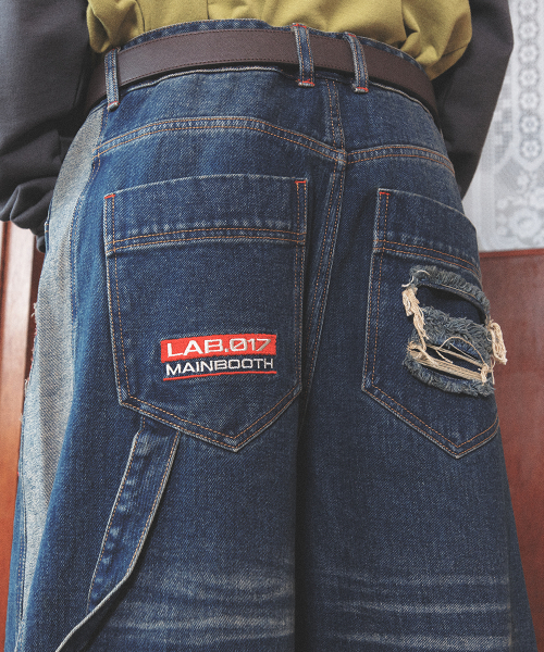 MAINBOOTH（メインブース）の「LAB.017 Balloon Denim Pants(INDIGO)（デニムパンツ・レディース・その他・1/2/3）」の5枚目の写真