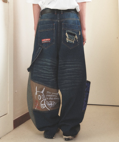 MAINBOOTH（メインブース）の「LAB.017 Balloon Denim Pants(INDIGO)（デニムパンツ・レディース・その他・1/2/3）」の7枚目の写真