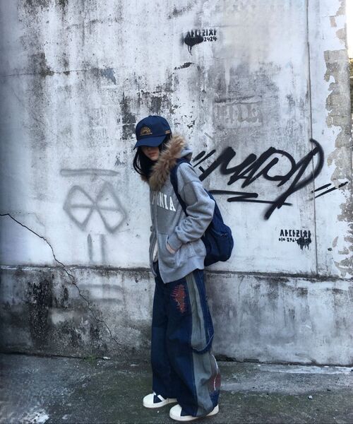 MAINBOOTH（メインブース）の「LAB.017 Balloon Denim Pants(INDIGO)（デニムパンツ・レディース・その他・1/2/3）」の16枚目の写真