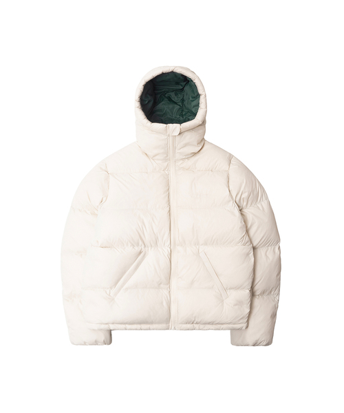 QT8 GARMENTS(キューティーエイトガーメント)の「RG Duck Down Heavyweight Hoodie Jacket (Cream)(ダウンジャケット/コート・レディース・その他・MEDIUM/LARGE/X-LARGE)」の1枚目の写真