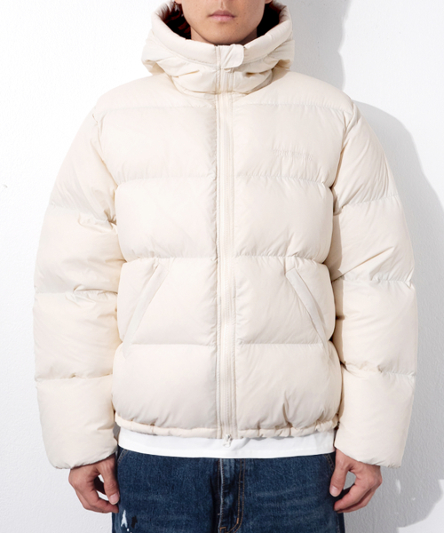 QT8 GARMENTS(キューティーエイトガーメント)の「RG Duck Down Heavyweight Hoodie Jacket (Cream)(ダウンジャケット/コート・レディース・その他・MEDIUM/LARGE/X-LARGE)」の12枚目の写真