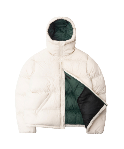 QT8 GARMENTS(キューティーエイトガーメント)の「RG Duck Down Heavyweight Hoodie Jacket (Cream)(ダウンジャケット/コート・レディース・その他・MEDIUM/LARGE/X-LARGE)」の13枚目の写真