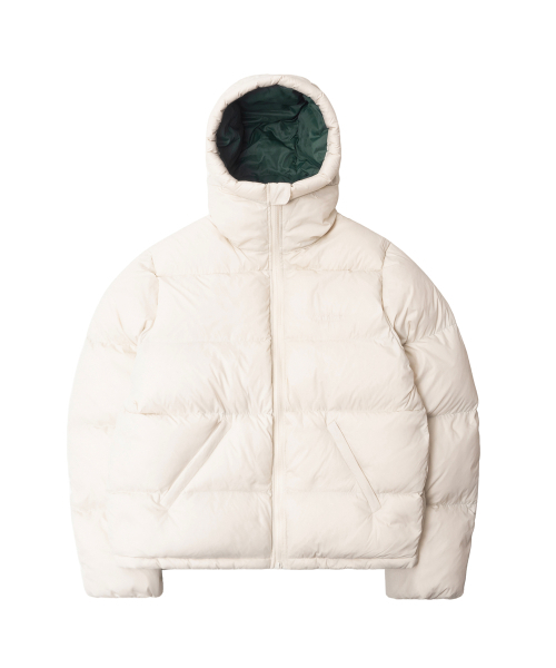 QT8 GARMENTS(キューティーエイトガーメント)の「RG Duck Down Heavyweight Hoodie Jacket (Cream)(ダウンジャケット/コート・レディース・その他・MEDIUM/LARGE/X-LARGE)」の6枚目の写真