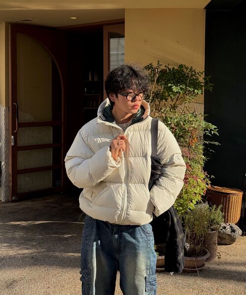 QT8 GARMENTS(キューティーエイトガーメント)の「RG Duck Down Heavyweight Hoodie Jacket (Cream)(ダウンジャケット/コート・レディース・その他・MEDIUM/LARGE/X-LARGE)」の3枚目の写真