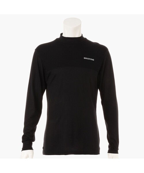 BRIEFING（ブリーフィング）の「【BRIEFING GOLF／ブリーフィングゴルフ】 MS WOOL LS HIGHNECK（Tシャツ/カットソー・メンズ・ブラック/オリーブ/グレー・L/M）」の2枚目の写真