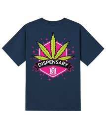 KTN0064 マリファナ 半袖Tシャツ - ネイビー
