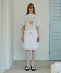 FUN FROM FUN（ファンフロムファン）の「Petal Pop Skirt, White（スカート）」